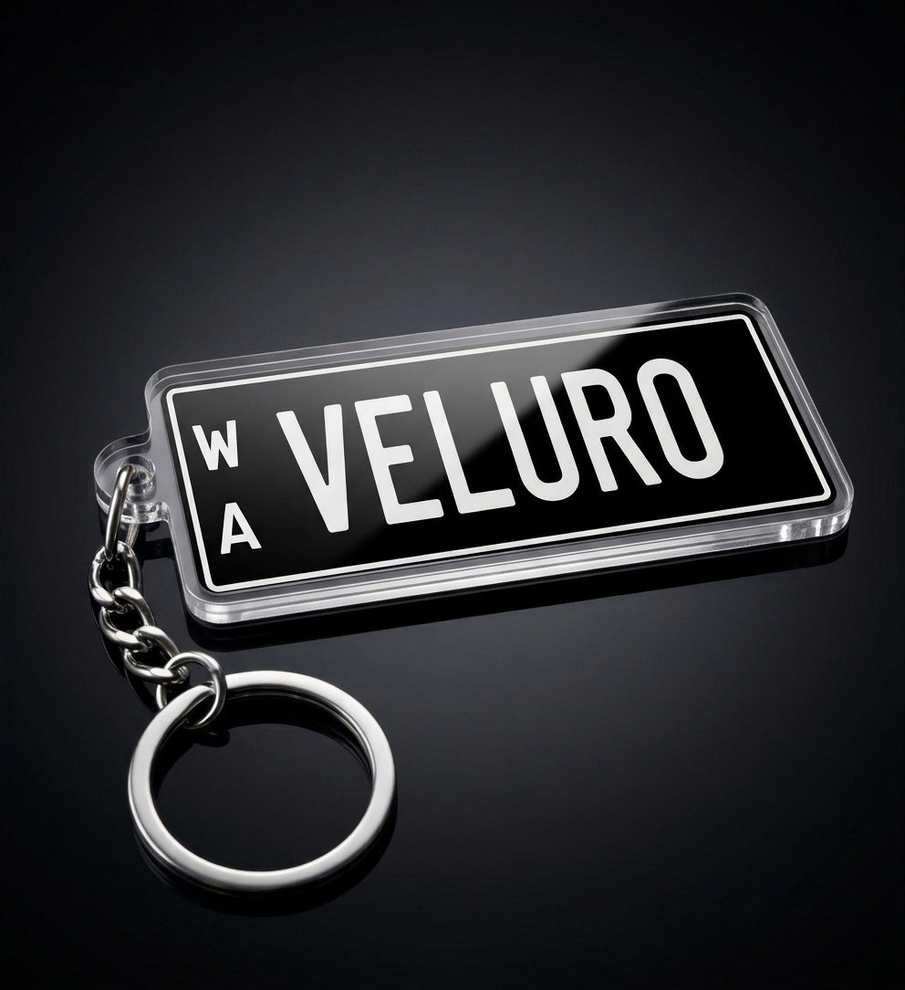 Custom acrylic custom licence plates keychains