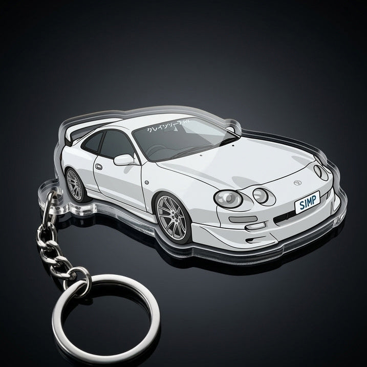 Custom acrylic cartoon car keychains